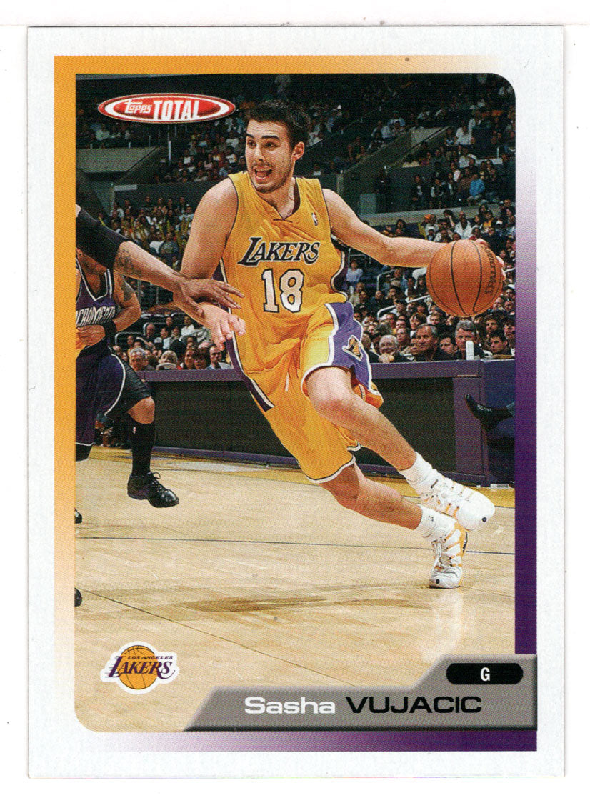 Sasha Vujacic - Los Angeles Lakers (NBA Basketball Card) 2005-06 Topps Total # 103 Mint