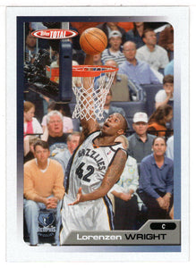 Lorenzen Wright - Memphis Grizzlies (NBA Basketball Card) 2005-06 Topps Total # 147 Mint