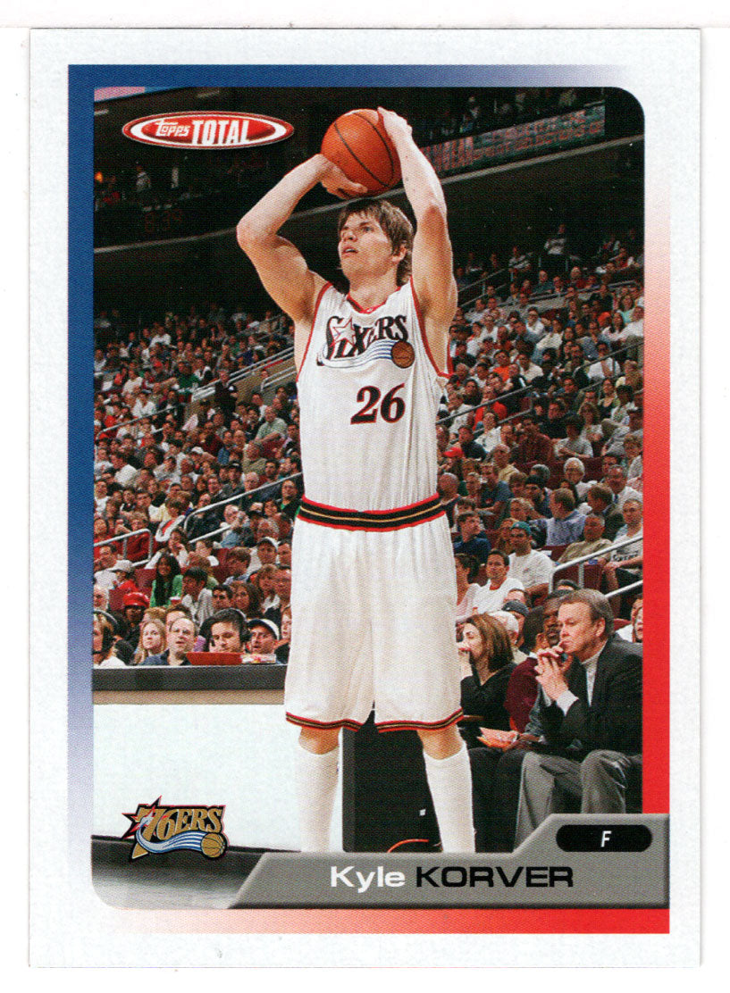 Kyle Korver - Philadelphia 76ers (NBA Basketball Card) 2005-06 Topps Total # 160 Mint