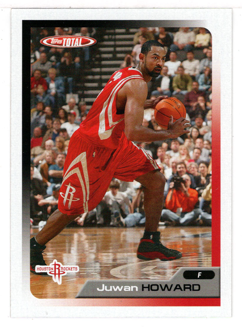 Juwan Howard - Houston Rockets (NBA Basketball Card) 2005-06 Topps Total # 199 Mint