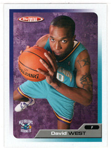 David West - New Orleans Hornets (NBA Basketball Card) 2005-06 Topps Total # 203 Mint