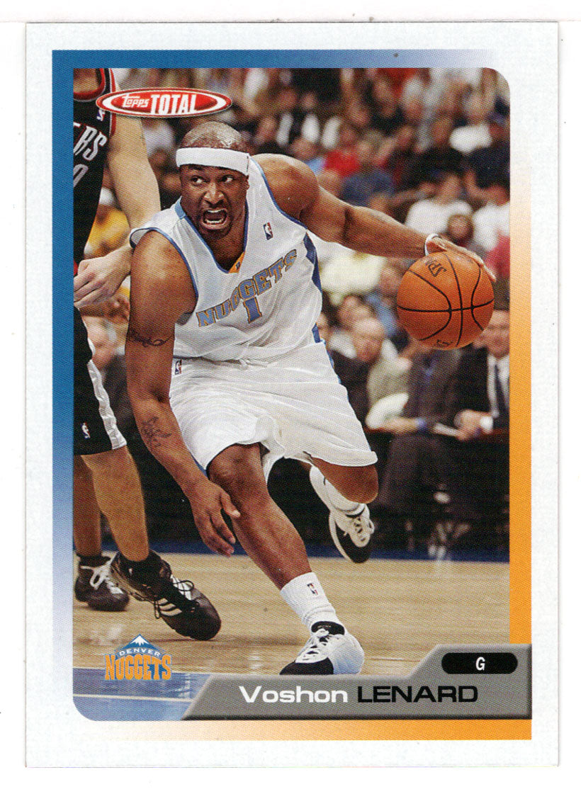 Voshon Lenard - Denver Nuggets (NBA Basketball Card) 2005-06 Topps Total # 208 Mint