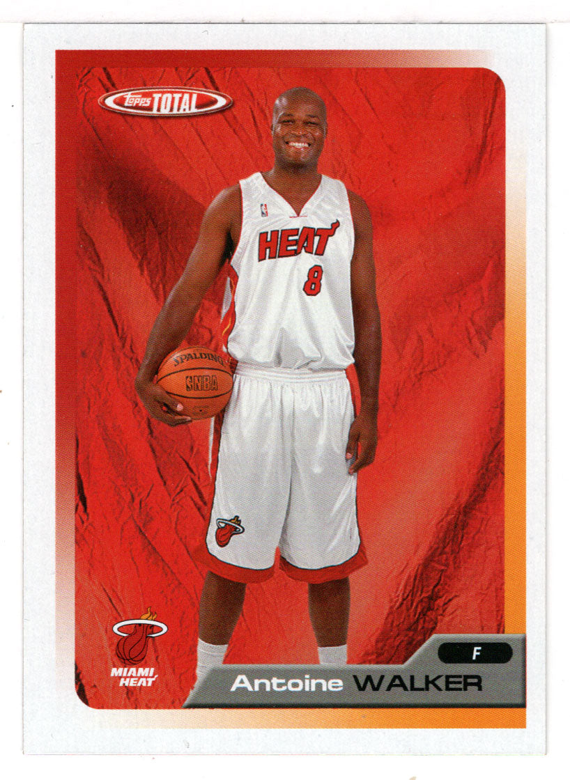 Antoine Walker - Miami Heat (NBA Basketball Card) 2005-06 Topps Total # 235 Mint