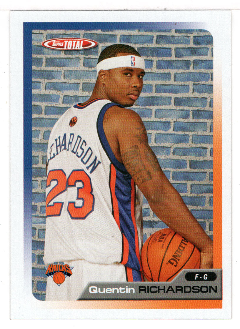 Quentin Richardson - New York Knicks (NBA Basketball Card) 2005-06 Topps Total # 239 Mint