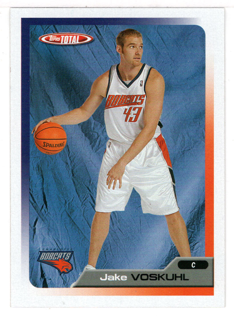 Jake Voskuhl - Charlotte Bobcats (NBA Basketball Card) 2005-06 Topps Total # 279 Mint