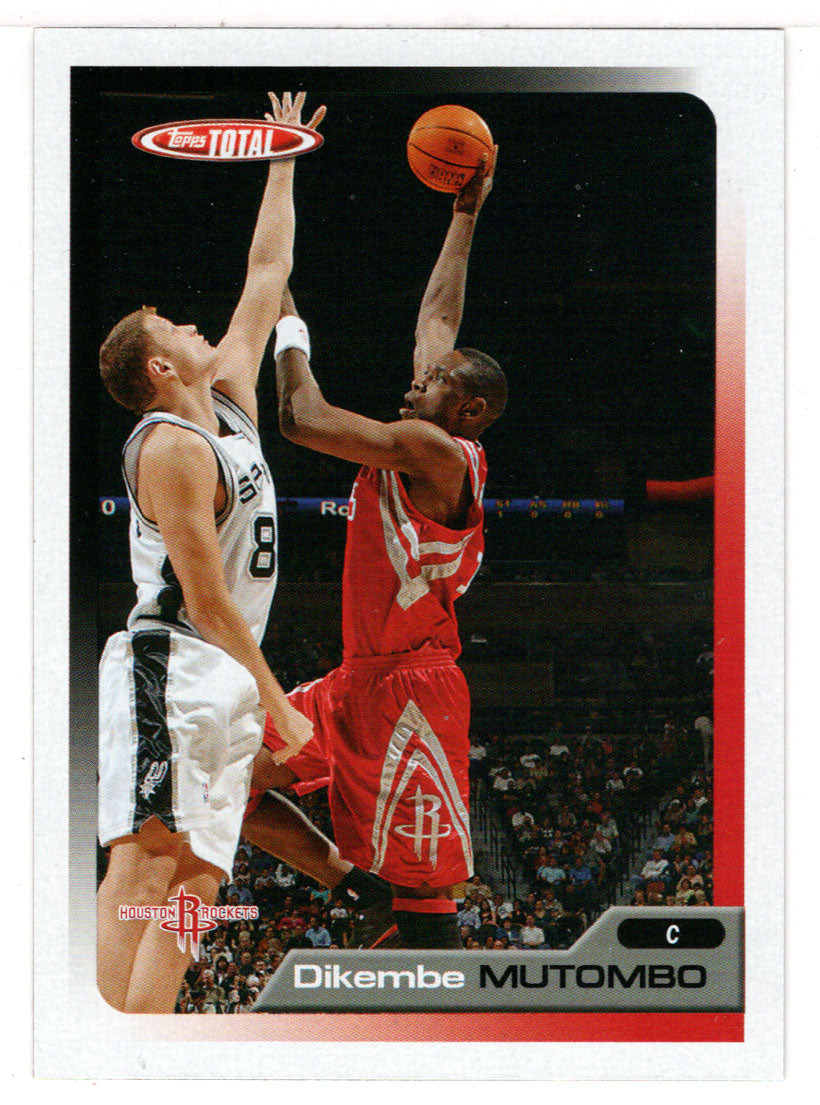 Dikembe Mutombo - Houston Rockets (NBA Basketball Card) 2005-06 Topps Total # 288 Mint