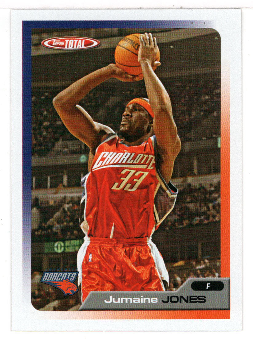Jumaine Jones - Charlotte Bobcats (NBA Basketball Card) 2005-06 Topps Total # 292 Mint