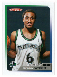 Bracey Wright RC - Minnesota Timberwolves (NBA Basketball Card) 2005-06 Topps Total # 313 Mint