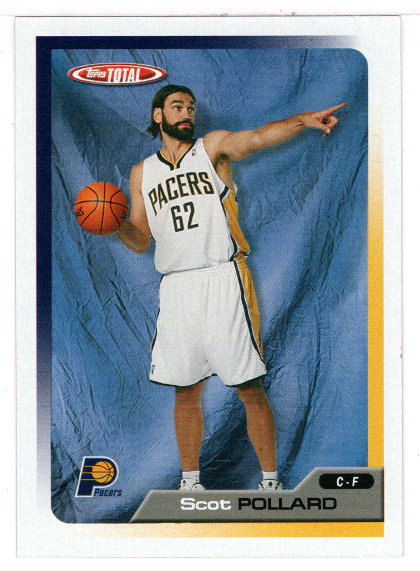Scot Pollard - Indiana Pacers (NBA Basketball Card) 2005-06 Topps Total # 314 Mint