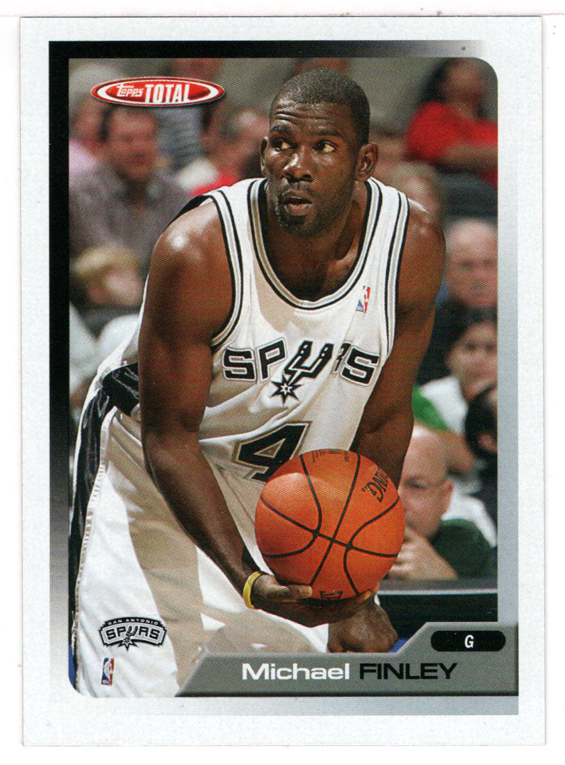 Michael Finley - San Antonio Spurs (NBA Basketball Card) 2005-06 Topps Total # 322 Mint