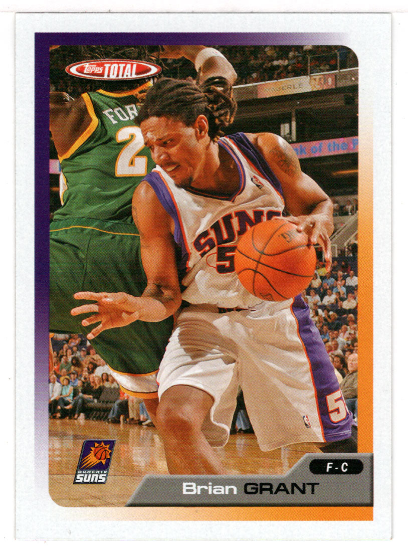 Brian Grant - Phoenix Suns (NBA Basketball Card) 2005-06 Topps Total # 344 Mint