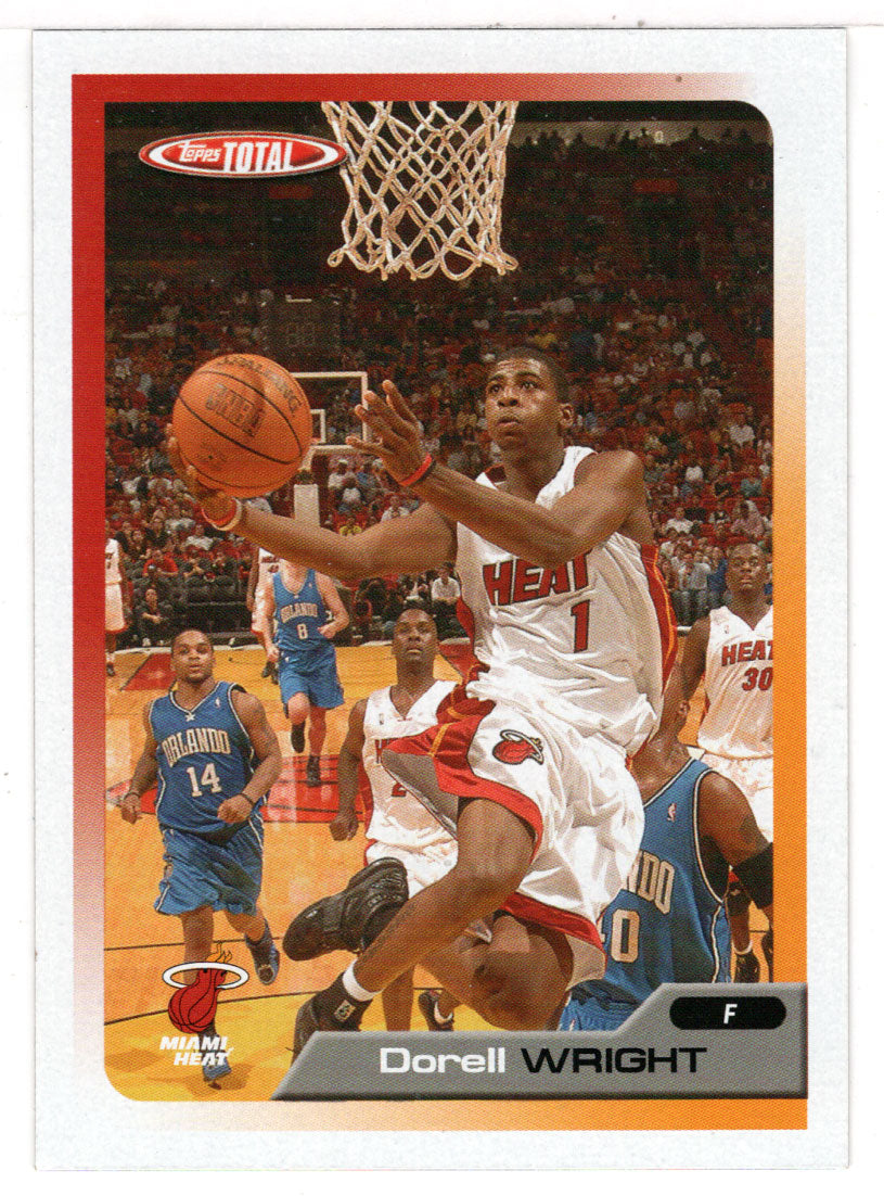 Dorell Wright - Miami Heat (NBA Basketball Card) 2005-06 Topps Total # 358 Mint