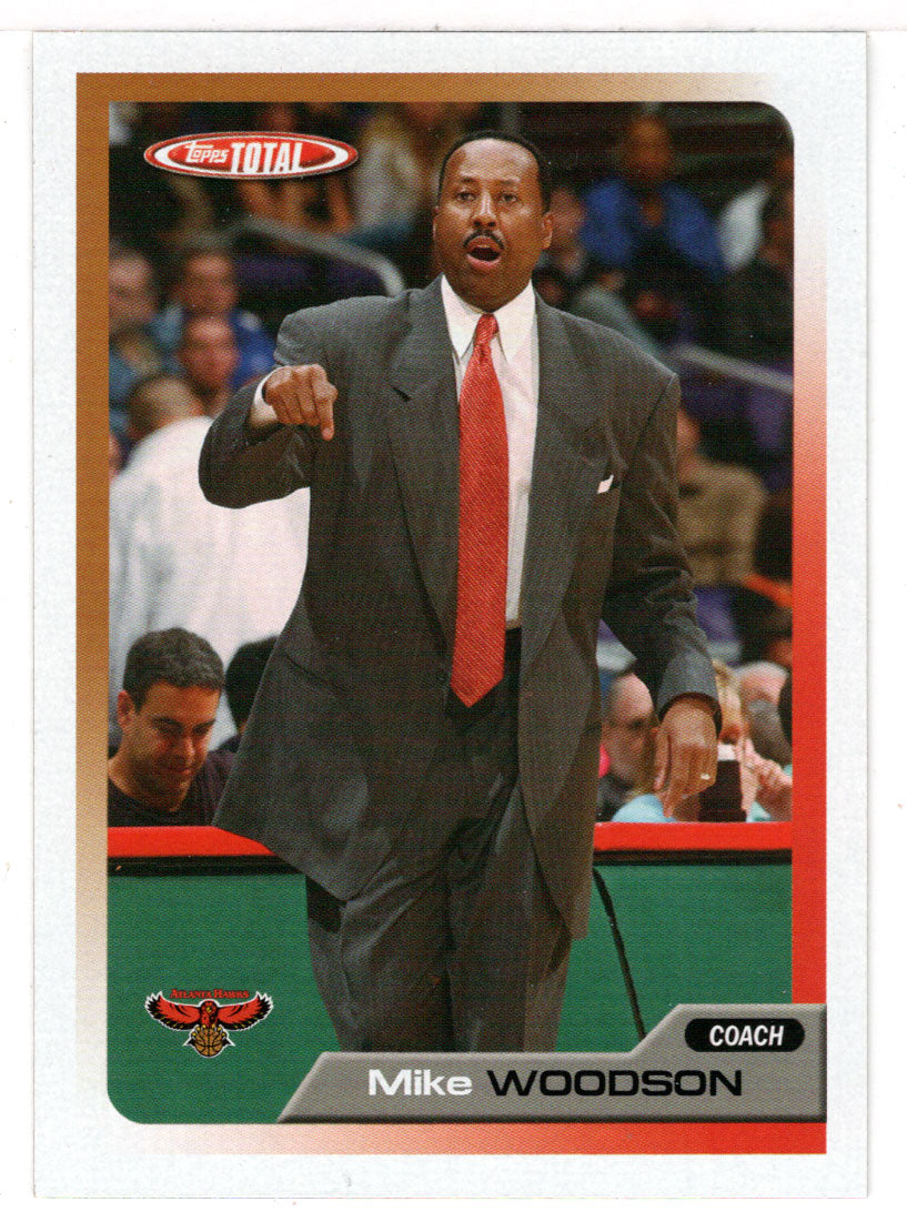 Mike Woodson - Atlanta Hawks (NBA Basketball Card) 2005-06 Topps Total # 361 Mint