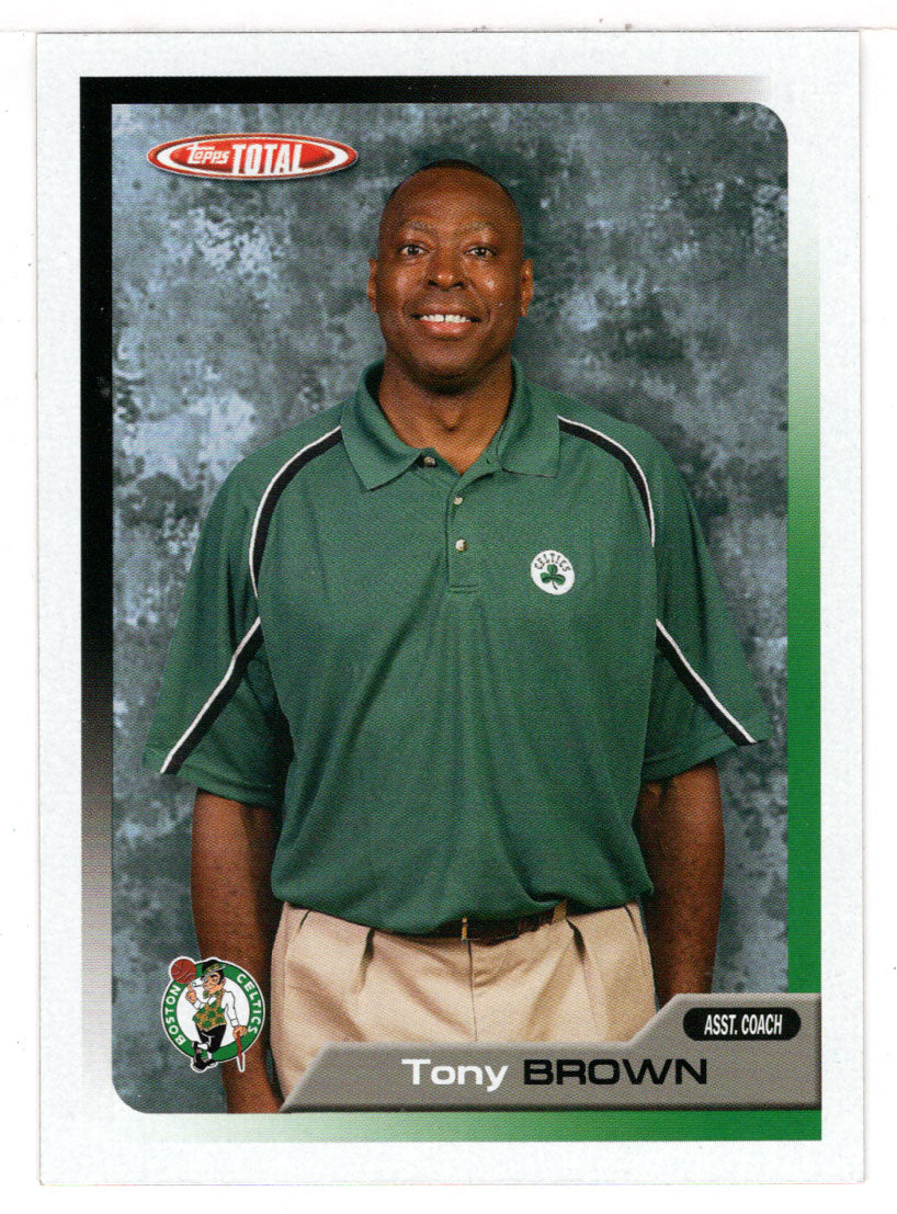 Tony Brown - Boston Celtics (NBA Basketball Card) 2005-06 Topps Total # 364 Mint