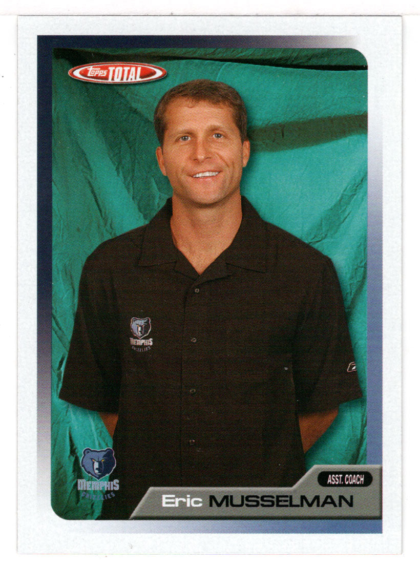 Eric Musselman - Memphis Grizzlies (NBA Basketball Card) 2005-06 Topps Total # 388 Mint
