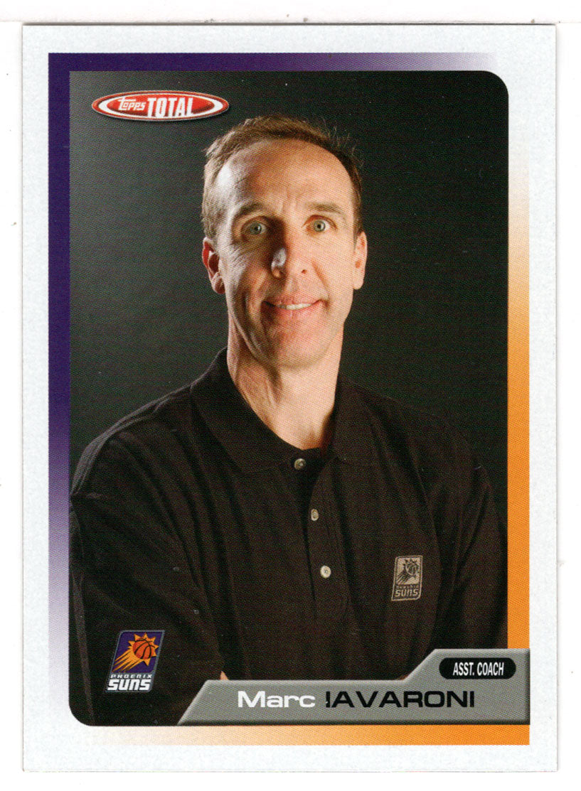 Marc Iavaroni - Phoenix Suns (NBA Basketball Card) 2005-06 Topps Total # 406 Mint