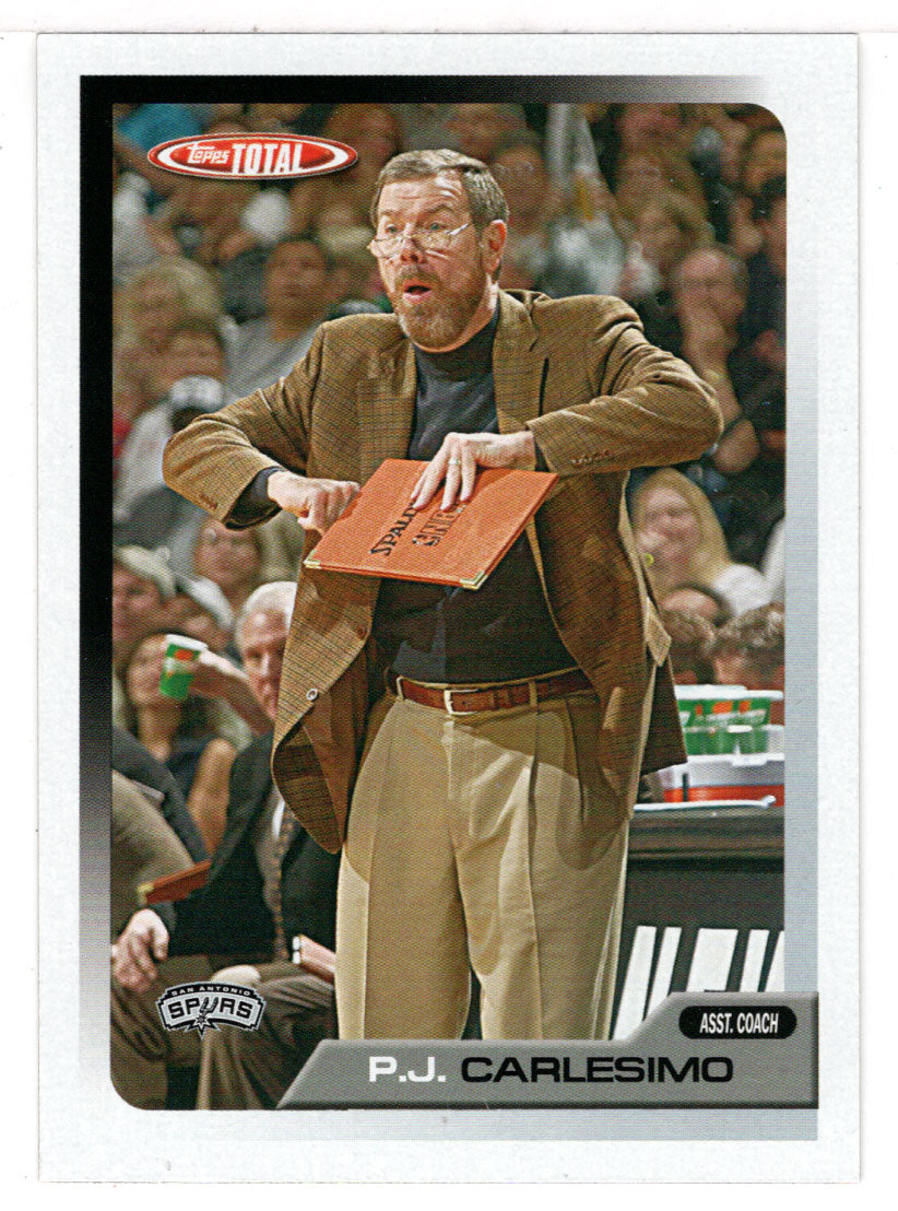 P.J. Carlesimo - San Antonio Spurs (NBA Basketball Card) 2005-06 Topps Total # 412 Mint