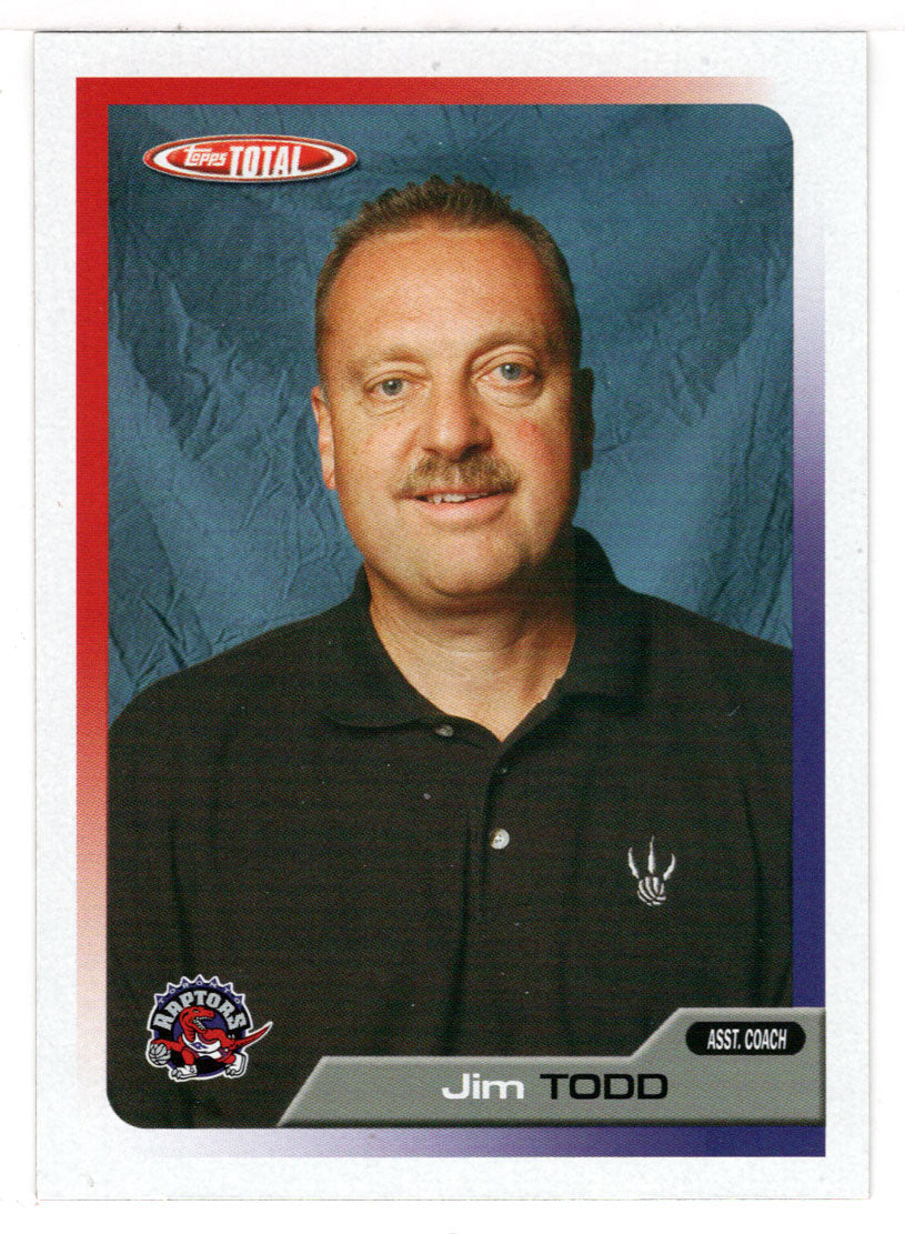 Jim Todd - Toronto Raptors (NBA Basketball Card) 2005-06 Topps Total # 416 Mint