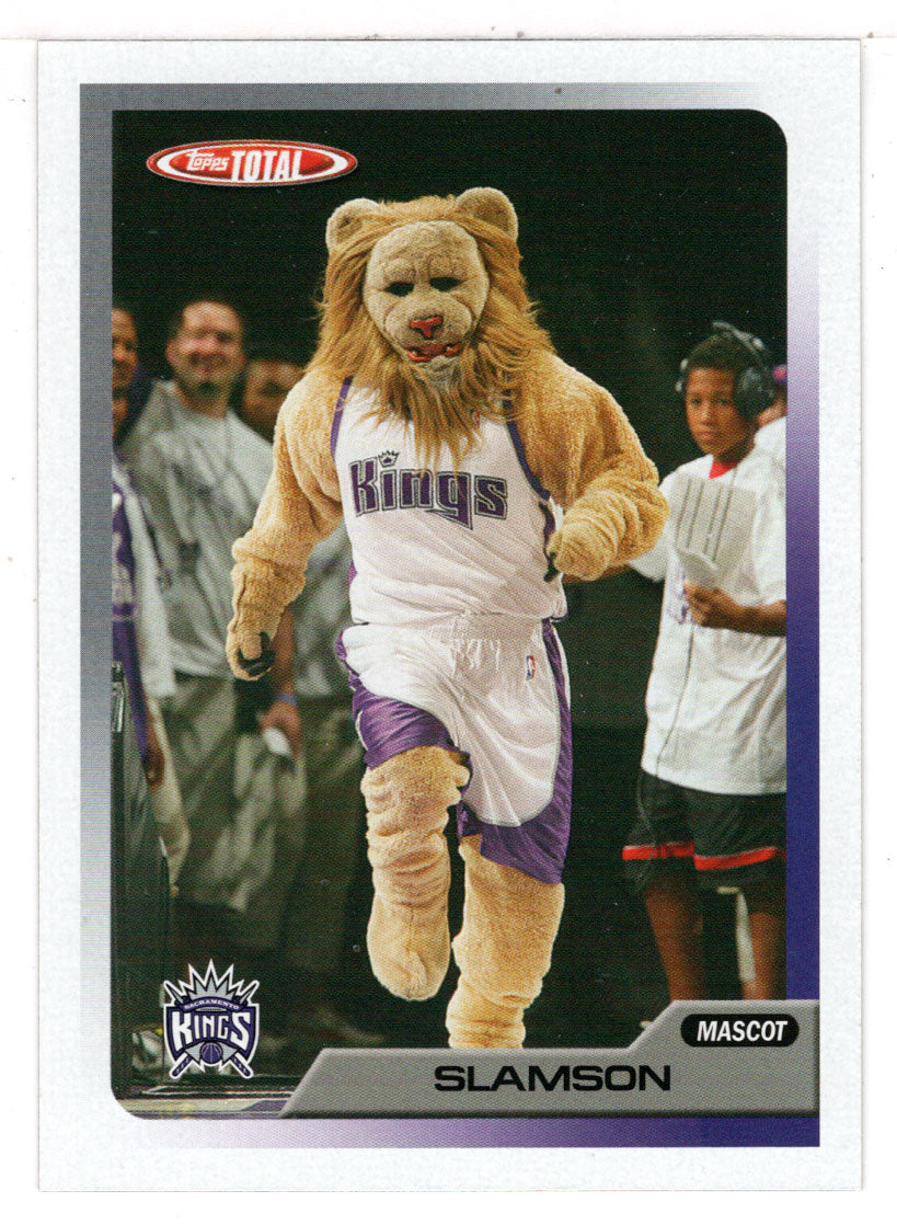 Slamson - Sacramento Kings Mascot (NBA Basketball Card) 2005-06 Topps Total # 423 Mint