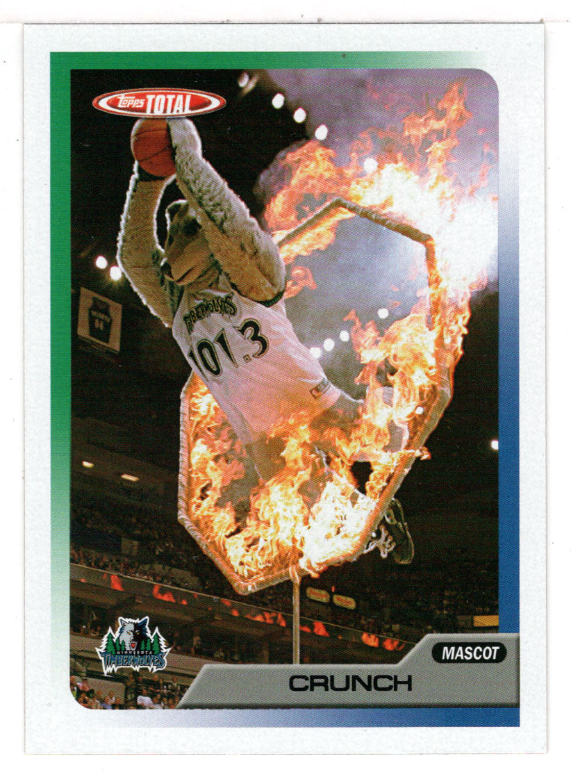 Crunch - Minnesota Timberwolves Mascot (NBA Basketball Card) 2005-06 Topps Total # 427 Mint