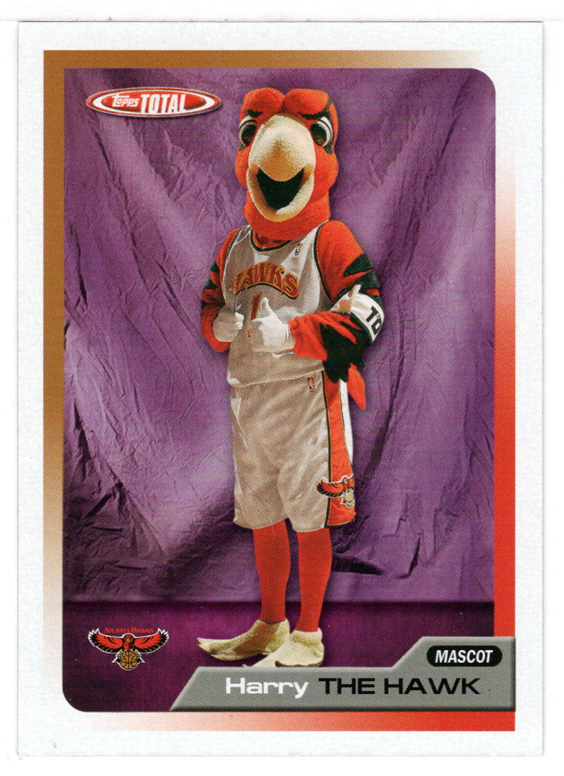 Harry the Hawk - Atlanta Hawks Mascot (NBA Basketball Card) 2005-06 Topps Total # 428 Mint