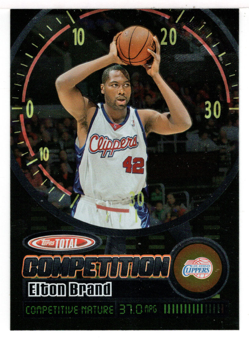 Elton Brand - Los Angeles Clippers (NBA Basketball Card) 2005-06 Topps Total Competition # TC 4 Mint