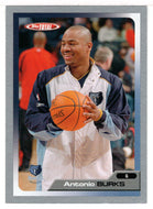 Antonio Burks - Memphis Grizzlies (NBA Basketball Card) 2005-06 Topps Total SILVER # 20 Mint