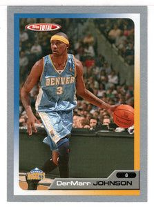 DerMarr Johnson - Denver Nuggets (NBA Basketball Card) 2005-06 Topps Total SILVER # 167 Mint