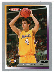 Luke Walton - Los Angeles Lakers (NBA Basketball Card) 2005-06 Topps Total SILVER # 186 Mint