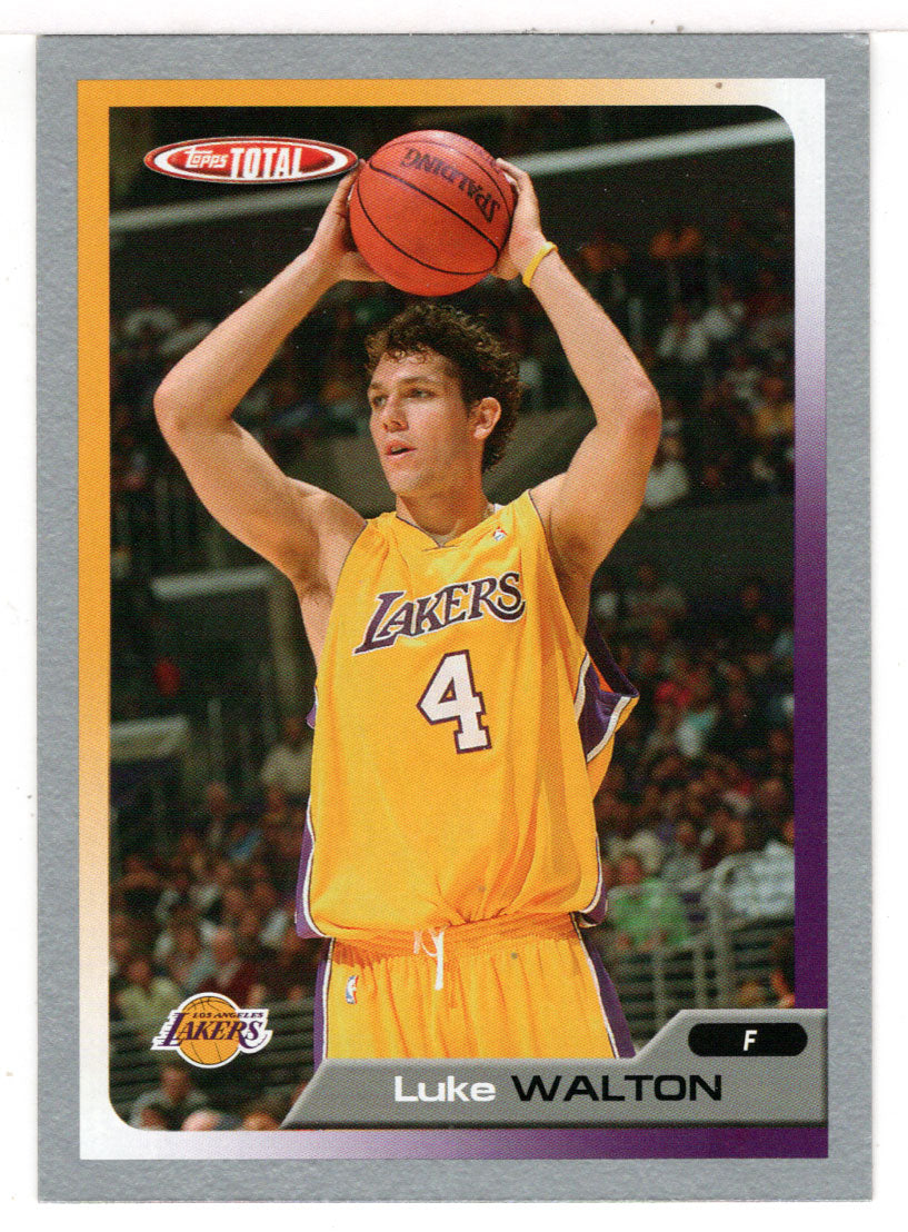 Luke Walton - Los Angeles Lakers (NBA Basketball Card) 2005-06 Topps Total SILVER # 186 Mint