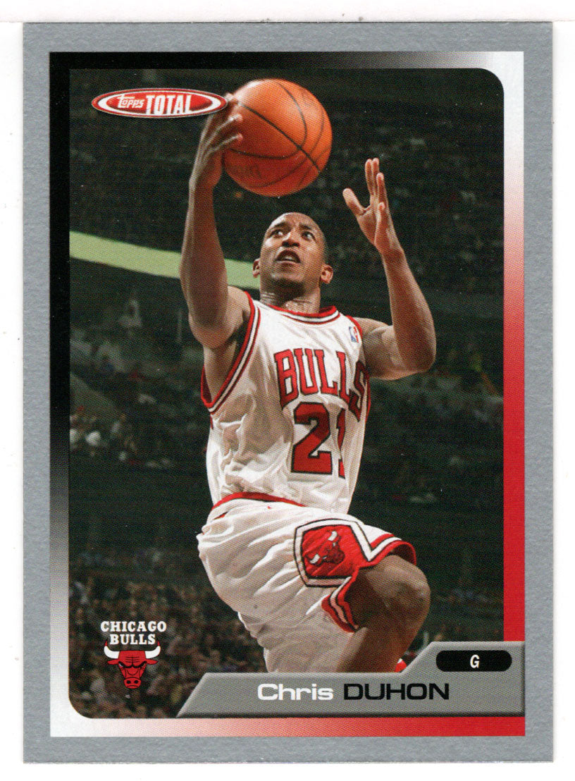 Chris Duhon - Chicago Bulls (NBA Basketball Card) 2005-06 Topps Total SILVER # 190 Mint