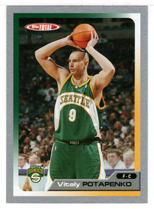 Vitaly Potapenko - Seattle SuperSonics (NBA Basketball Card) 2005-06 Topps Total SILVER # 209 Mint