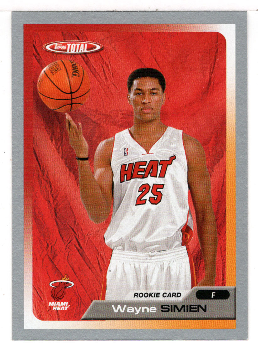 Wayne Simien - Miami Heat (NBA Basketball Card) 2005-06 Topps Total SILVER # 244 Mint