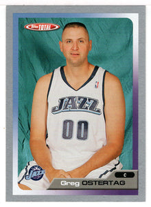 Greg Ostertag - Utah Jazz (NBA Basketball Card) 2005-06 Topps Total SILVER # 293 Mint