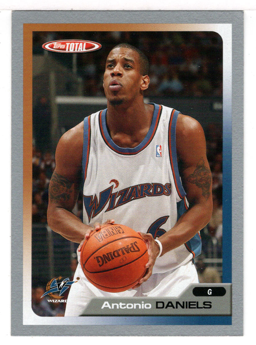 Antonio Daniels - Washington Wizards (NBA Basketball Card) 2005-06 Topps Total SILVER # 343 Mint