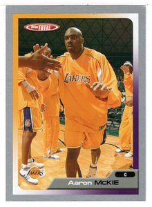 Aaron McKie - Los Angeles Lakers (NBA Basketball Card) 2005-06 Topps Total SILVER # 356 Mint