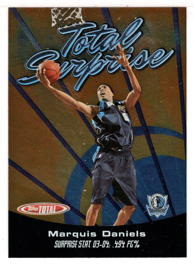 Marquis Daniels - Dallas Mavericks (NBA Basketball Card) 2005-06 Topps Total Surprise # TS 4 Mint