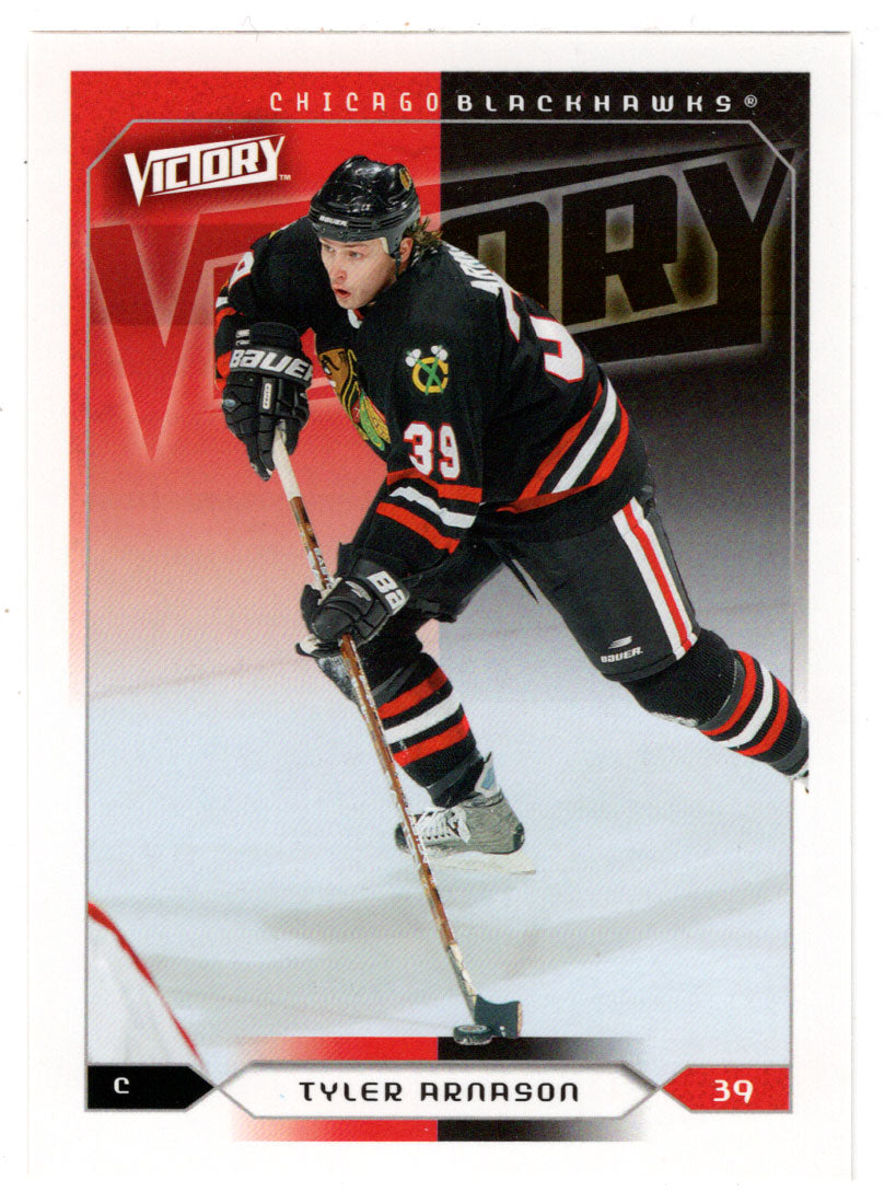 Tyler Arnason - Chicago Blackhawks (NHL Hockey Card) 2005-06 Upper Deck Victory # 42 Mint