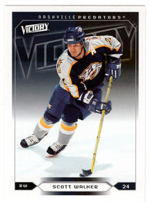 Scott Walker - Nashville Predators (NHL Hockey Card) 2005-06 Upper Deck Victory # 110 Mint