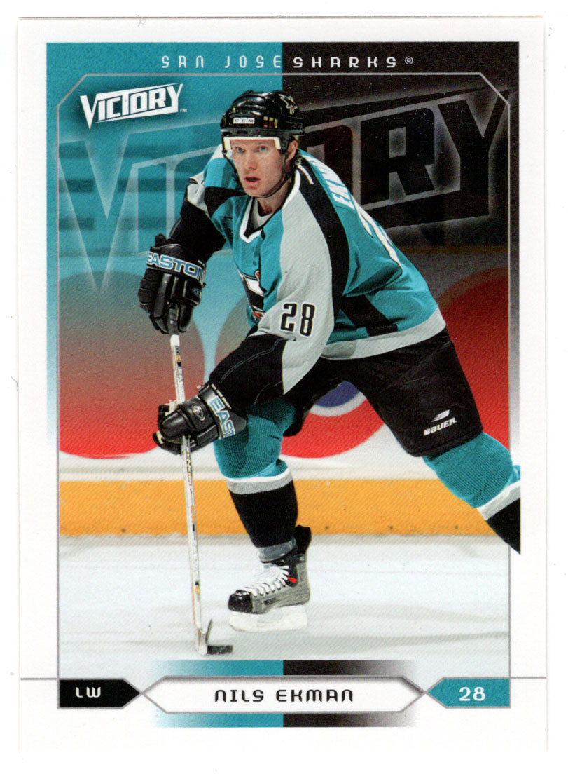 Nils Ekman - San Jose Sharks (NHL Hockey Card) 2005-06 Upper Deck Victory # 161 Mint