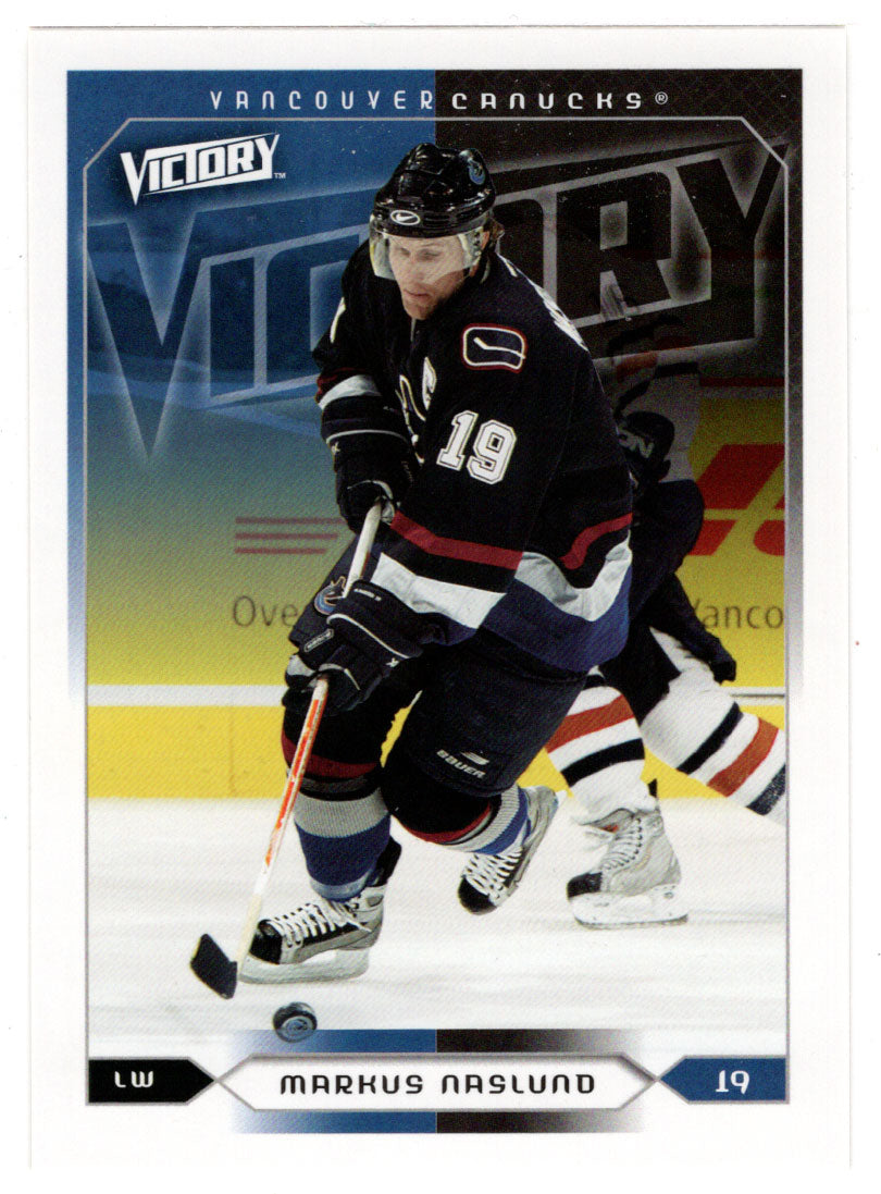 Markus Naslund - Vancouver Canucks (NHL Hockey Card) 2005-06 Upper Deck Victory # 189 Mint