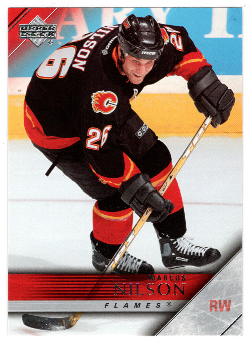 Marcus Nilson - Calgary Flames (NHL Hockey Card) 2005-06 Upper Deck # 28 Mint