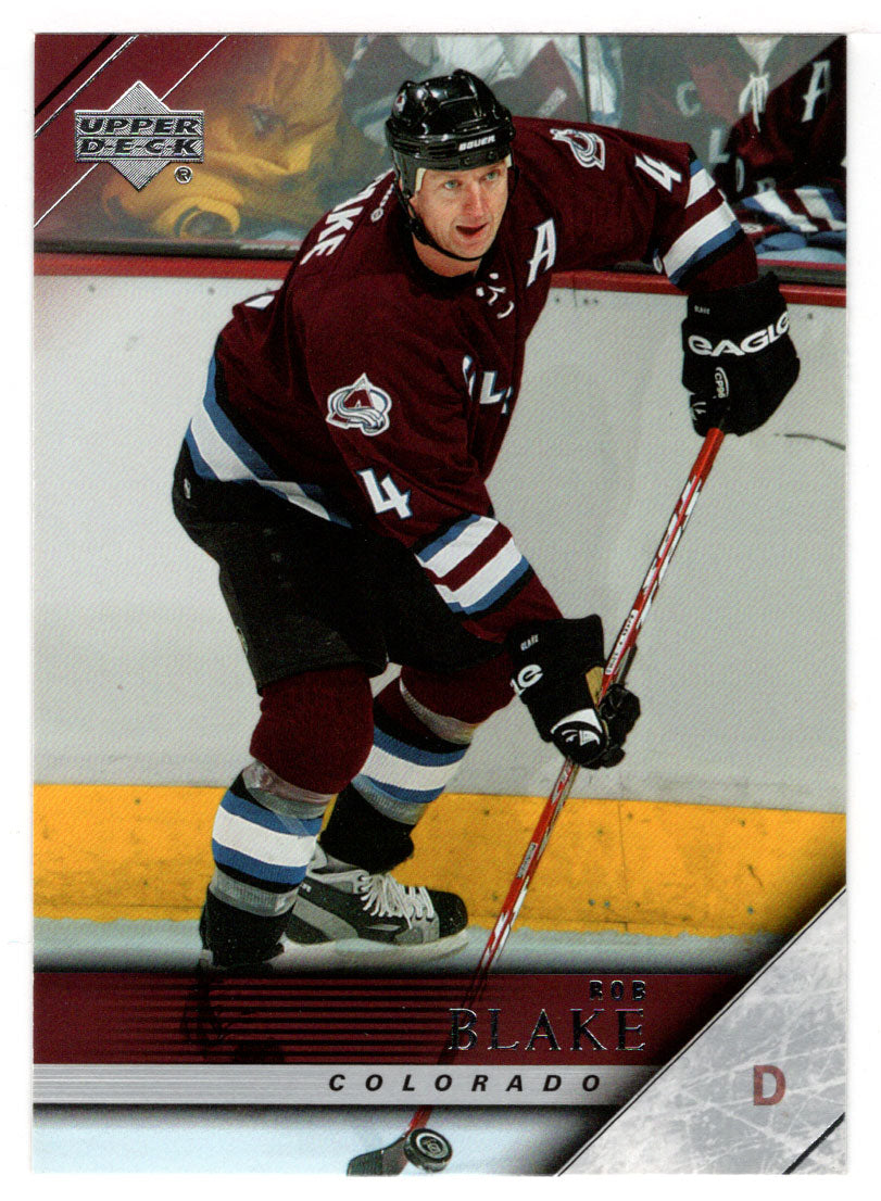 Rob Blake - Colorado Avalanche (NHL Hockey Card) 2005-06 Upper Deck # 44 Mint