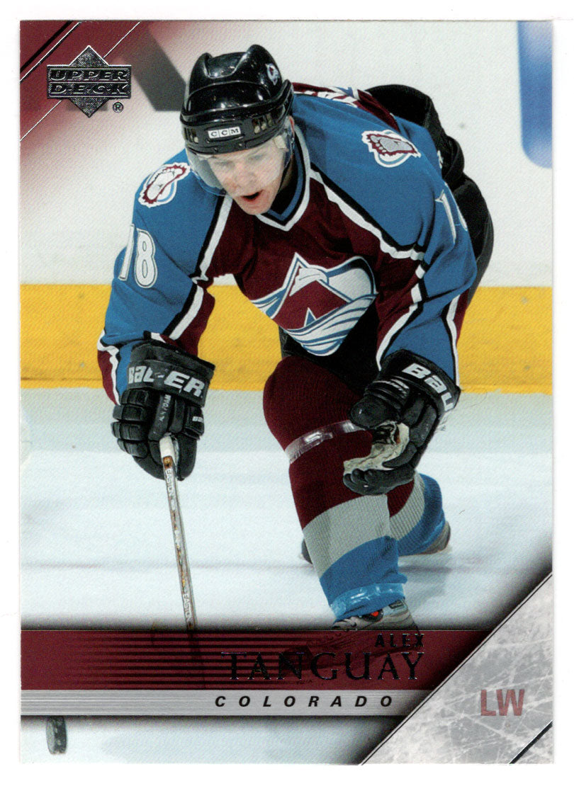 Alex Tanguay - Colorado Avalanche (NHL Hockey Card) 2005-06 Upper Deck # 45 Mint