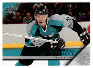 Christian Ehrhoff - San Jose Sharks (NHL Hockey Card) 2005-06 Upper Deck # 163 Mint
