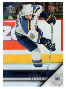 Mark Rycroft - St. Louis Blues (NHL Hockey Card) 2005-06 Upper Deck # 168 Mint