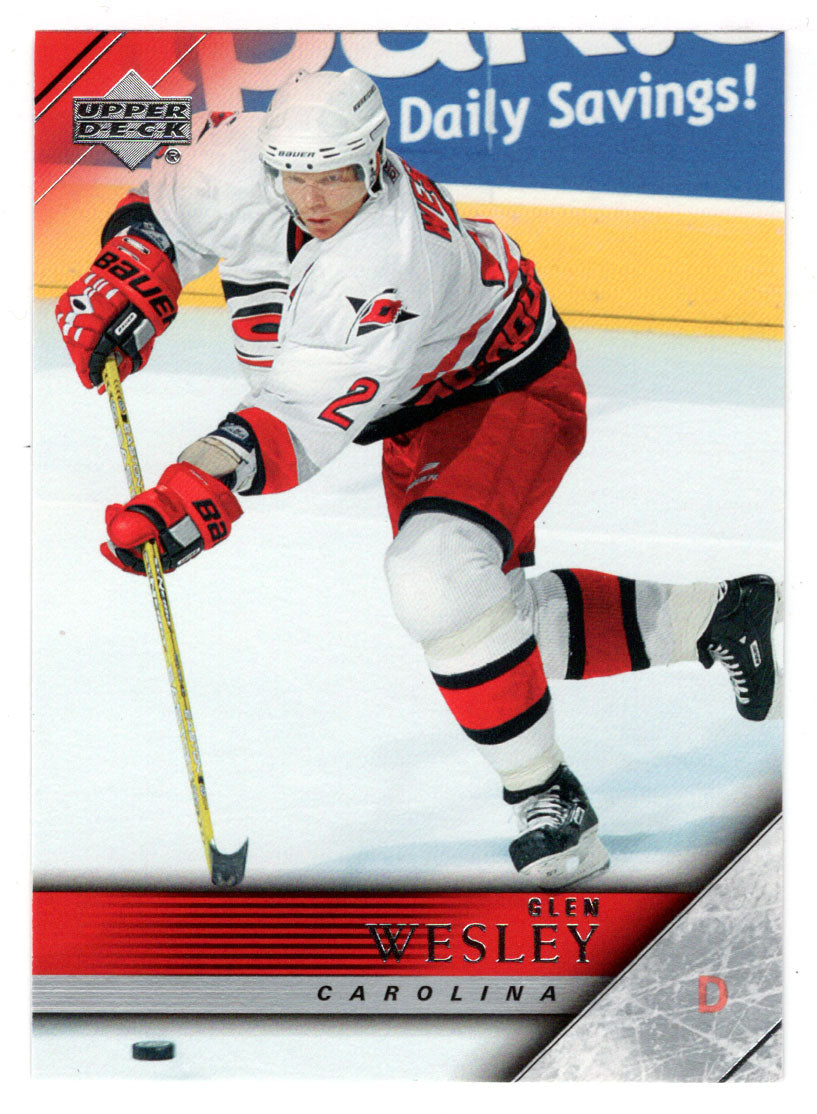 Glen Wesley - Carolina Hurricanes (NHL Hockey Card) 2005-06 Upper Deck # 284 Mint