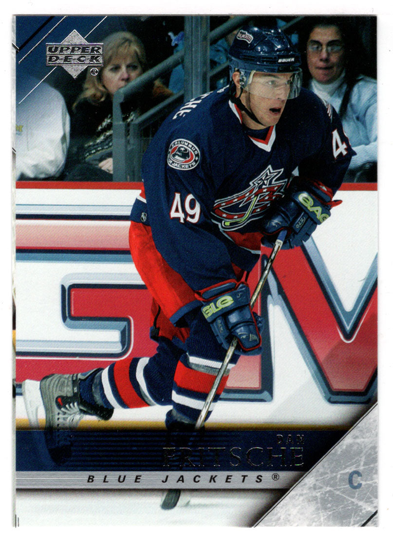 Dan Fritsche - Columbus Blue Jackets (NHL Hockey Card) 2005-06 Upper Deck # 304 Mint