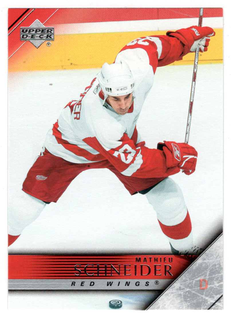 Mathieu Schneider - Detroit Red Wings (NHL Hockey Card) 2005-06 Upper Deck # 318 Mint