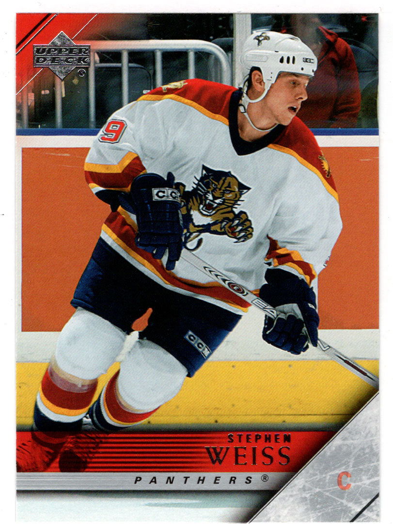 Stephen Weiss Florida Panthers 2002 In The Game First Round Draft Pick  Autographed Card - Rookie Card. This item comes with a certificate of  authenticity from Autograph-Sports. Autographed - Hockey at 's
